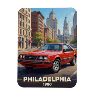 Philadelphia Urban Road Cruiser 1980 Pennsylvania Magnet