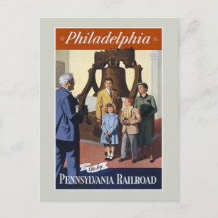 Philadelphia Vintage Travel Postcard Postkarte