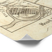 Philadelphia - Washington Road Map 2 Poster (Ecke)