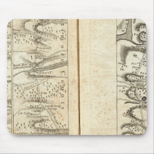 Philadelphia - Washington Road Map 3 Mousepad