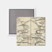 Philadelphia - Washington Road Map Magnet (Vorderseite/Rückseite)