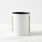 Philadelphia - Washington Road Map Tasse (Zentrum)