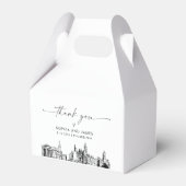 Philadelphia Wedding Personalisiert Favor Box Geschenkschachtel (Vorderseite)