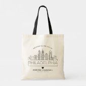 Philadelphia Wedding Tasche (Rückseite)