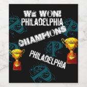 PHILADELPHIA WEINETIKETT (Einzelnes Label)