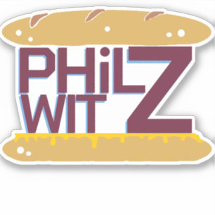 PHILADELPHIA WIT AUFKLEBER