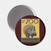 Philadelphia Zoo Magnet (Vorderseite/Rückseite)
