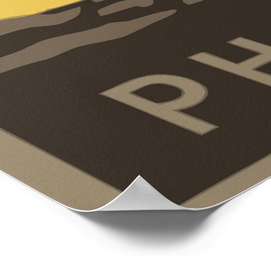 Philadelphia Zoo Poster (Ecke)