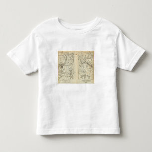 Philadelphia zu New- YorkStraßenkarte 3 Kleinkind T-shirt