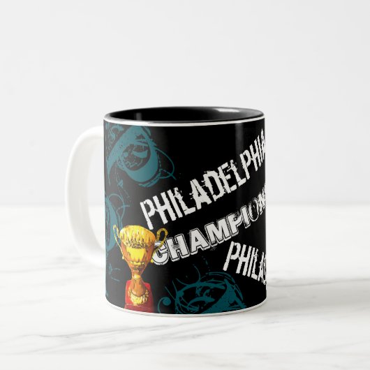 PHILADELPHIA ZWEIFARBIGE TASSE (Vorderseite Links)