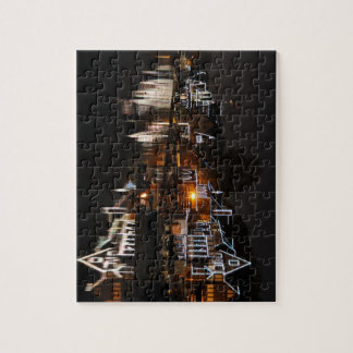 Philadelphiaboathouse-Reihe am Sonnenuntergang Puzzle