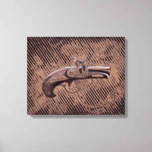PhiladelphiaDerringerpistole Leinwanddruck