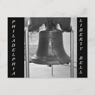 PHILADELPHIA'S GRAND BELL BLACK AND WHITE POSTKARTE