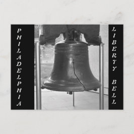 PHILADELPHIA'S GRAND BELL BLACK AND WHITE POSTKARTE