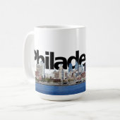 Philadelphiaskyline-Tasse Tasse (Vorderseite Links)