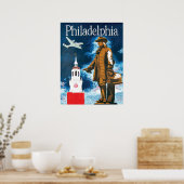 Philadephia, Denkmal und Turm Poster (Küche)