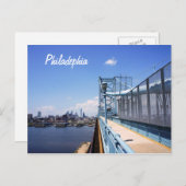 Philadephia PA Postkarte (Vorne/Hinten)