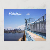 Philadephia PA Postkarte (Vorderseite)