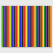 Philadephia Rainbow Pride Flag Vertikal Geschenkpapier (Flach)