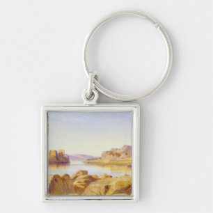 Philae, Ägypten, 1863 (Öl auf Leinwand) Schlüsselanhänger