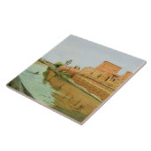 Philae auf dem Nil, 1894 Fliese (Seite)