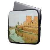 Philae auf dem Nil, 1894 Laptopschutzhülle (Vorderseite Links)