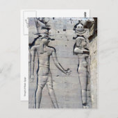 Philae Carving Postkarte (Vorne/Hinten)
