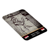 Philae Temple & Goddes - Isis / Altes Ägypten Magnet (Rechte Seite)