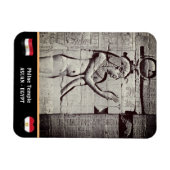 Philae Temple & Goddes - Isis / Altes Ägypten Magnet (Horizontal)