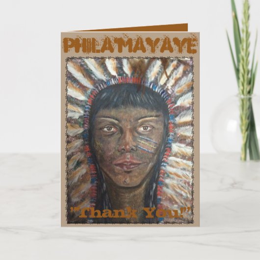 Phila'mayaye Vielen Dank ! Dankeskarte (Vorderseite)
