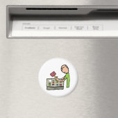 Philatelie-Briefmarke Magnet (In Situ (Geschirrspüler))