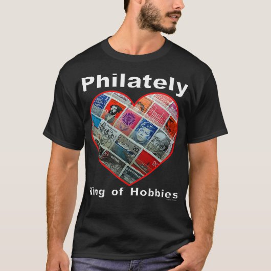 Philatelie King of Hobbies T-Shirt (Vorderseite)