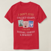 Philatelist-Briefmarke T-Shirt (Design vorne)