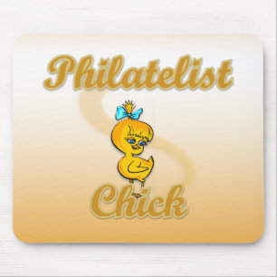 Philatelist Chick Mousepad