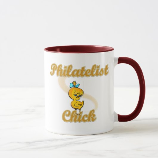 Philatelist Chick Tasse (Rechts)