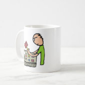 Philately Stamp Collecting Kaffeetasse (Vorderseite Links)