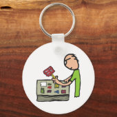 Philately Stamp Collecting Schlüsselanhänger (Rückseite)