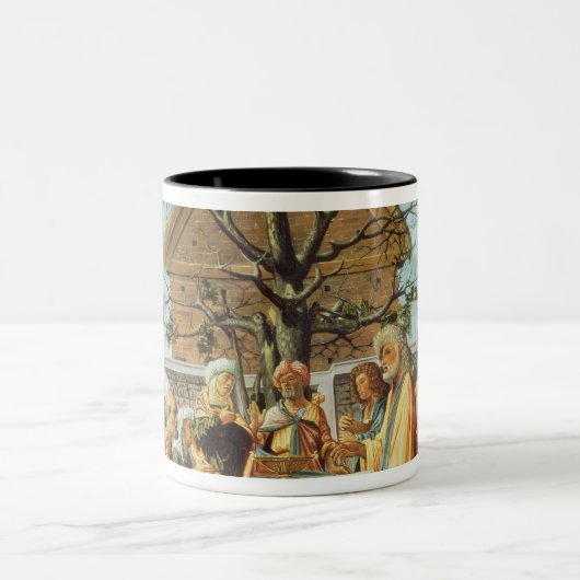 Philemon und Baucis, c.1500 Zweifarbige Tasse (Mittel)