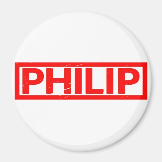 Philip Briefmarke Magnet (Vorne)