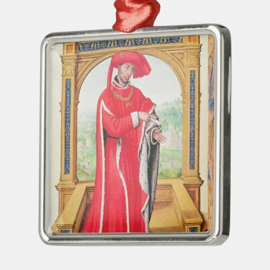 Philip der gute Herzog von Burgunder Silbernes Ornament (Links)