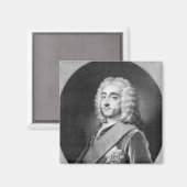 Philip Dormer Stanhope, eingraviert von John Simon Magnet (Vorderseite/Rückseite)