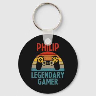 Philip Geschenk Name Personalisiert Lustig Gaming Schlüsselanhänger