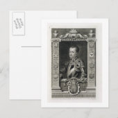 Philip II. (1527-98) König von Spanien von 1556, E Postkarte (Vorne/Hinten)