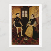 Philip II und Mary I, 1558 Postkarte (Vorderseite)
