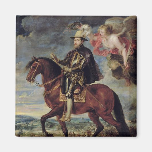 Philip II von Sieg gekrönt, 1628 Magnet (Vorne)
