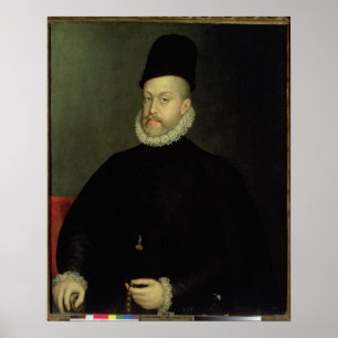 Philip II von Spanien 1565 Poster