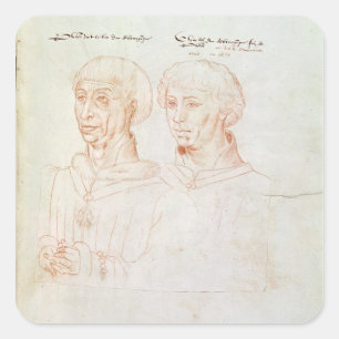 Philip III das Gute Quadratischer Aufkleber