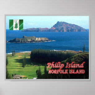 Philip Island - Norfolk Island - Poster