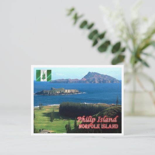 Philip Island - Norfolk Island - Postkarte (Stehend Vorderseite)