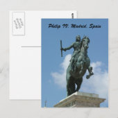 Philip IV Postkarte (Vorne/Hinten)